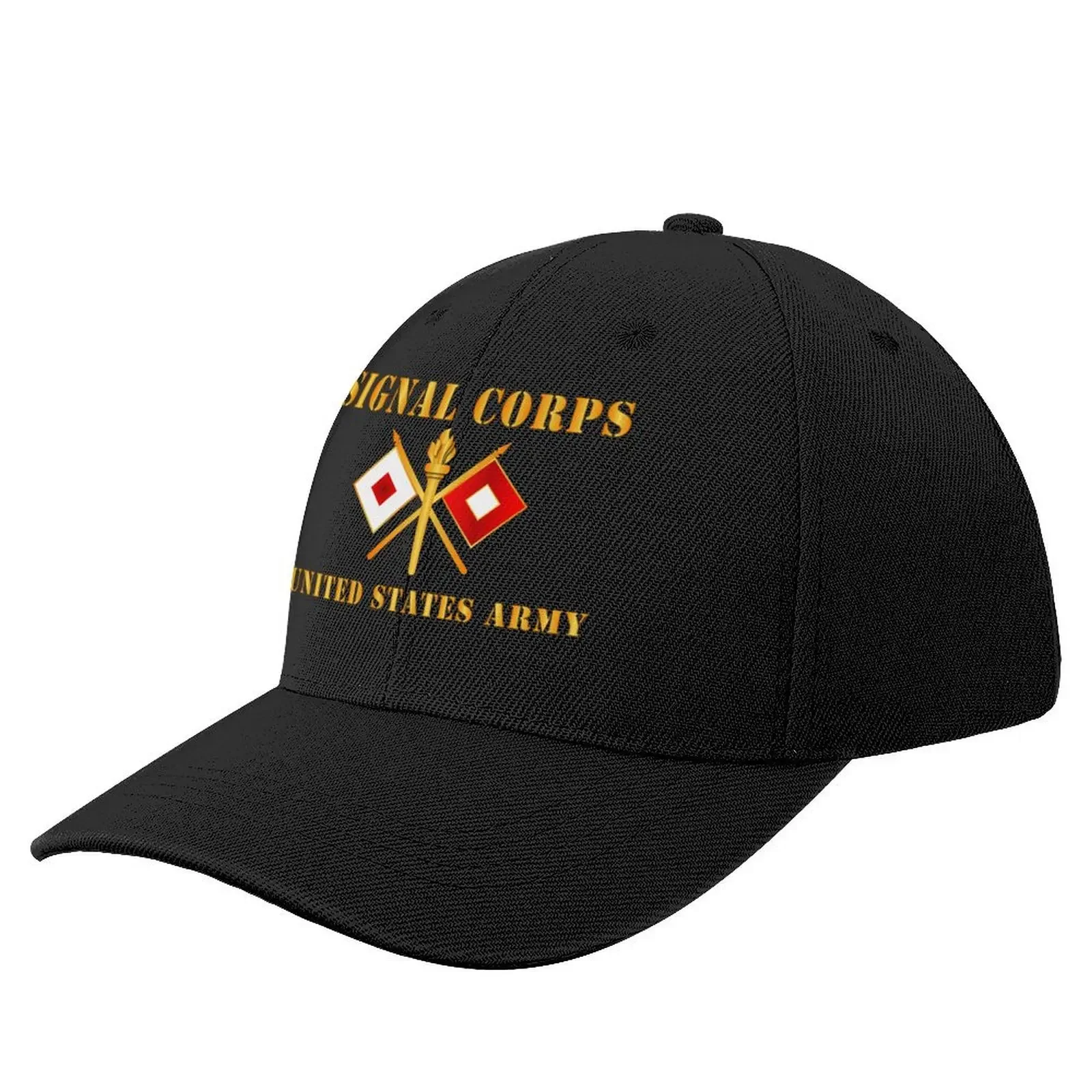 

Army - Signal Corps - Branch - US Army X 300DPI Baseball Cap Visor Big Size Hat Sun Hats For Women Men's