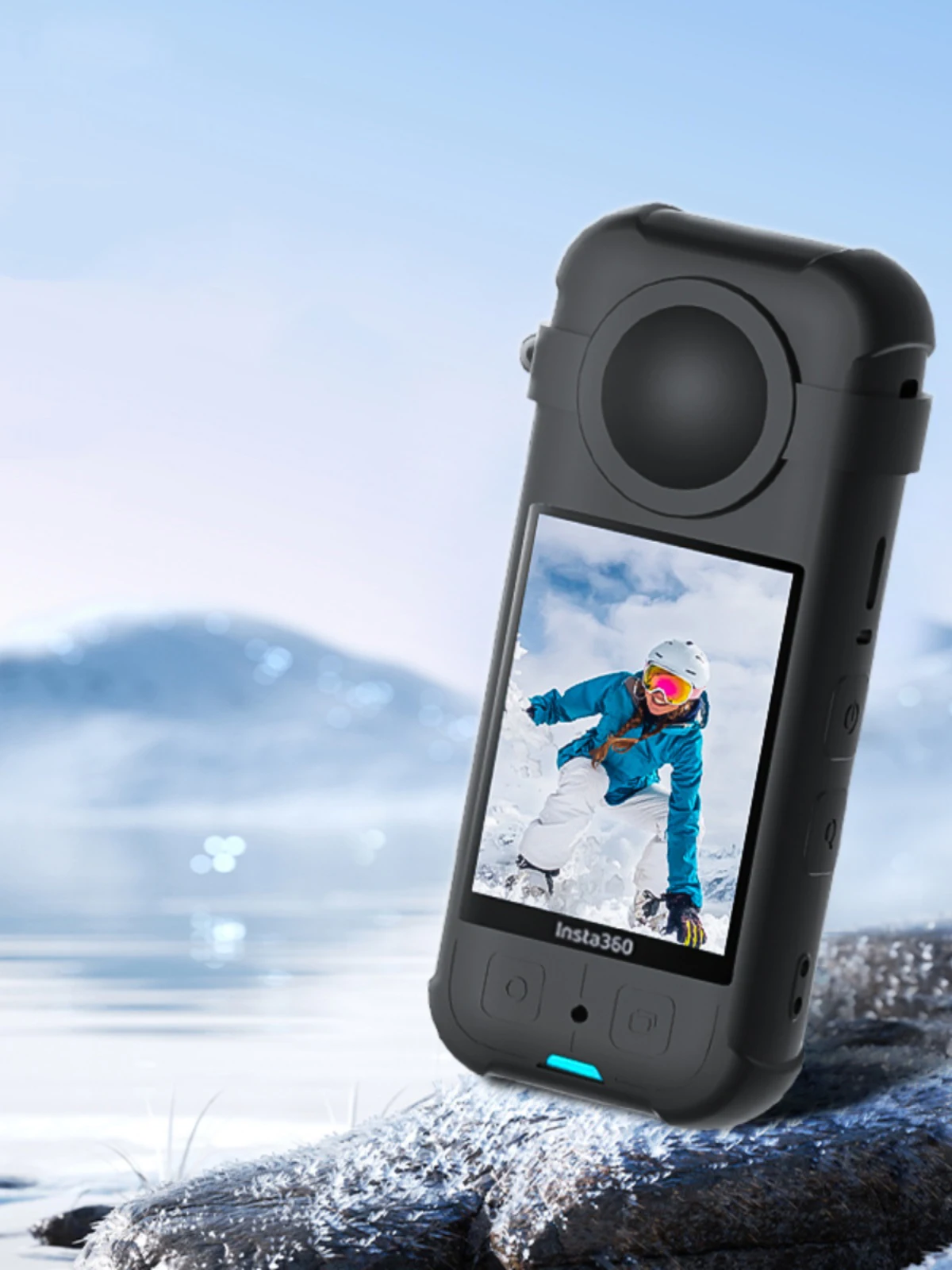 Description Picture 6 of itemFor Insta360 X4 X3 Soft Silicone Lens Protective Cover Panorama Camera Lens Cap Screen Protector For Insta360 X4 X3 Accessories