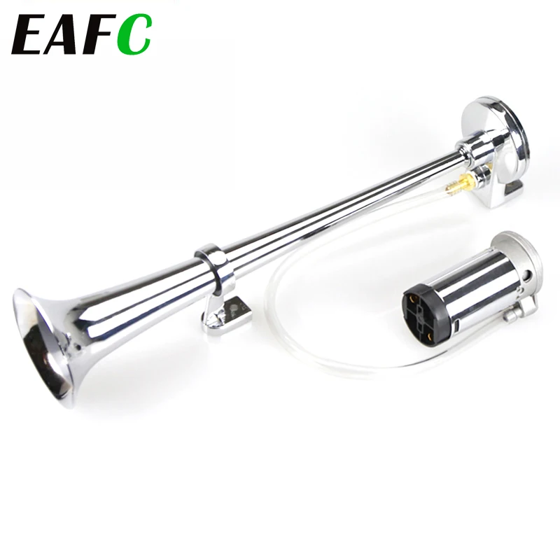 Universal 17inch 150DB Loud Car Air Horn 12V/24V 180 Hertz Single Trumpet Compressor Bocina for Trucks Cars Automobiles car siren horn car air horn air horn