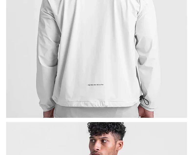 Men's Zipper Hoodie Gym Jacket Running Training Pullover Hooded Sweatshirt Fitness Sportswear Sports Casual Streetwear Clothing