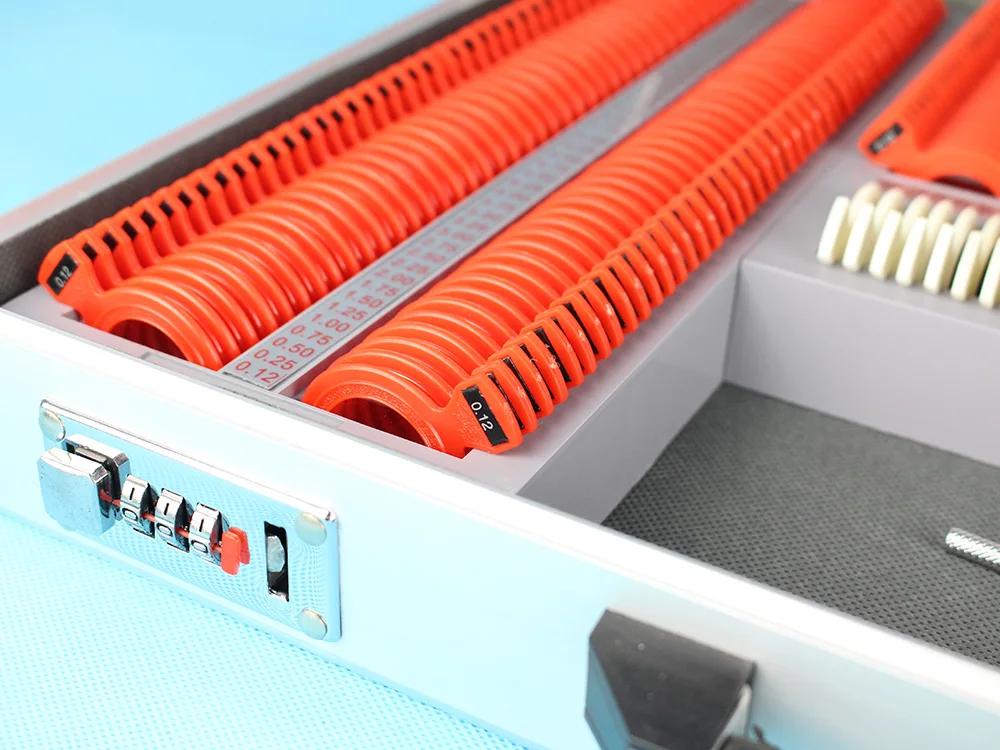 266 Trial lens set Optical trial lens case Plastic rim Aluminum case Free trial frame included