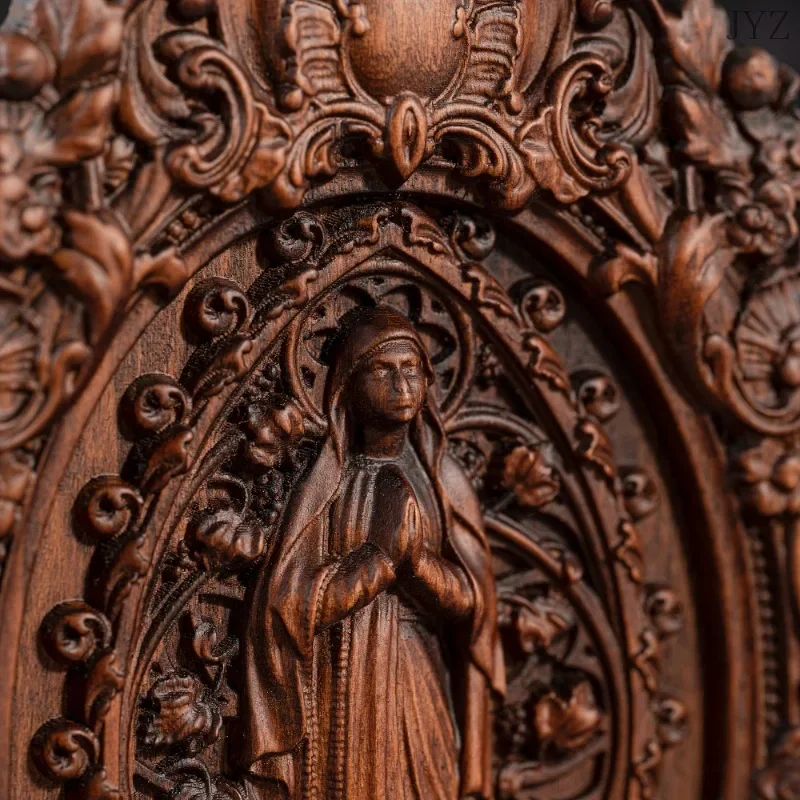 Virgin Mary Wooden Statue 6