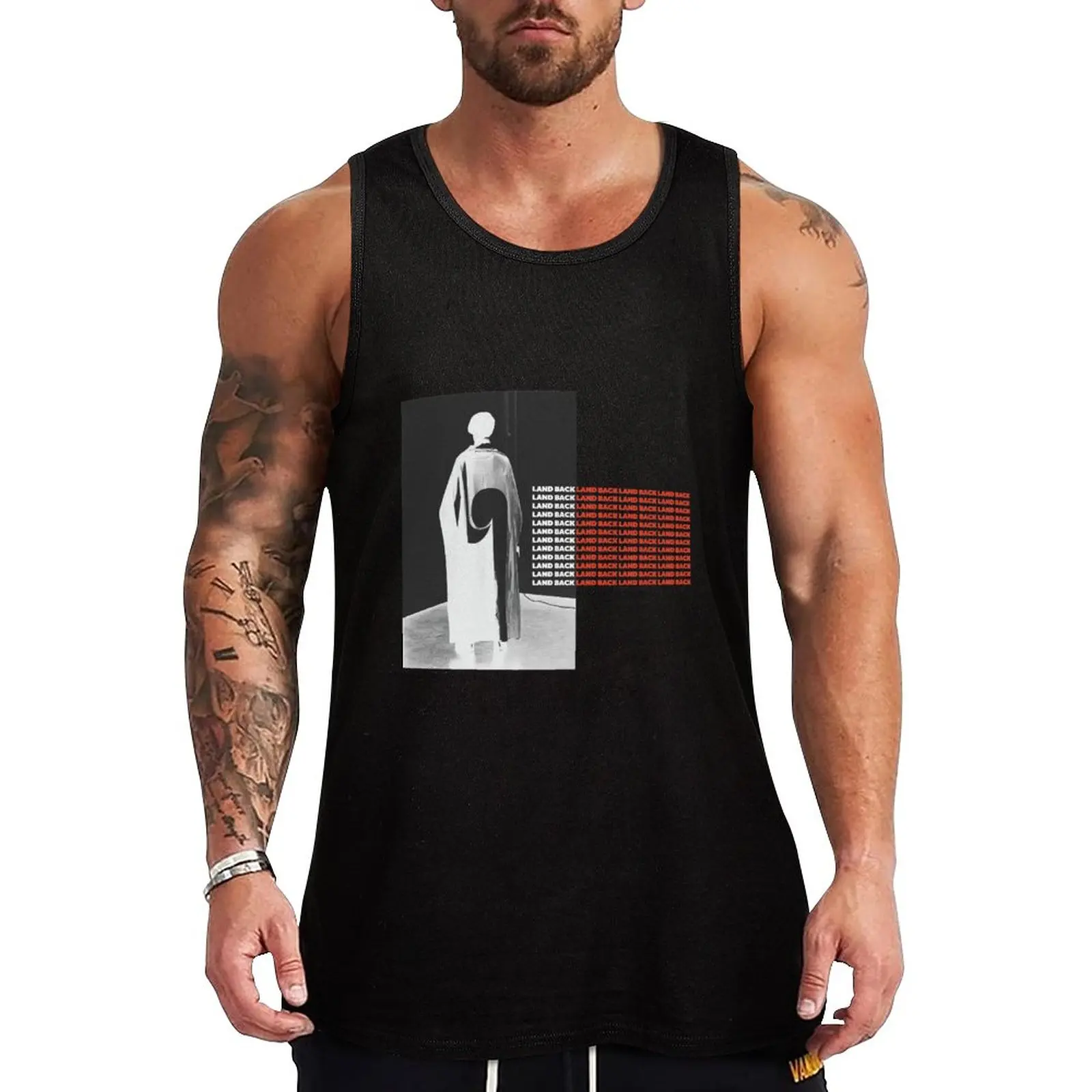 

New LAND BACK Tank Top Japanese t-shirt bodybuilding t shirt