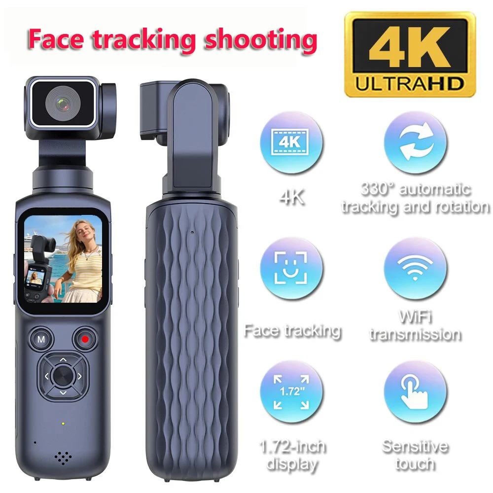 Caméra Action 360° 4K Ultra HD sous-marine, capturant des poissons tropicaux dans un récif corallien.