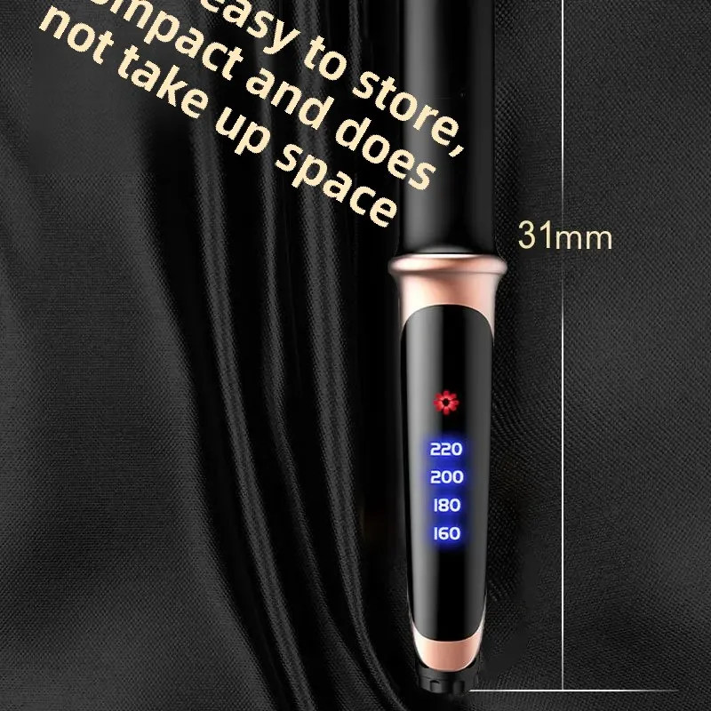 Adjustable Temperature Hair Clippers Men's Haircutting Tool Straight And Curling Hair Pin Non-Damaging Hairdryer Curler