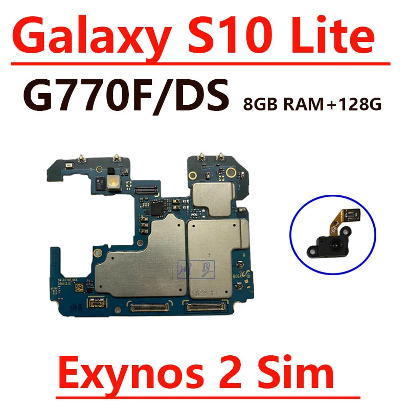 Dual SIM Unlocked Mainboard For Samsung Galaxy S10 LITE G770F/DS