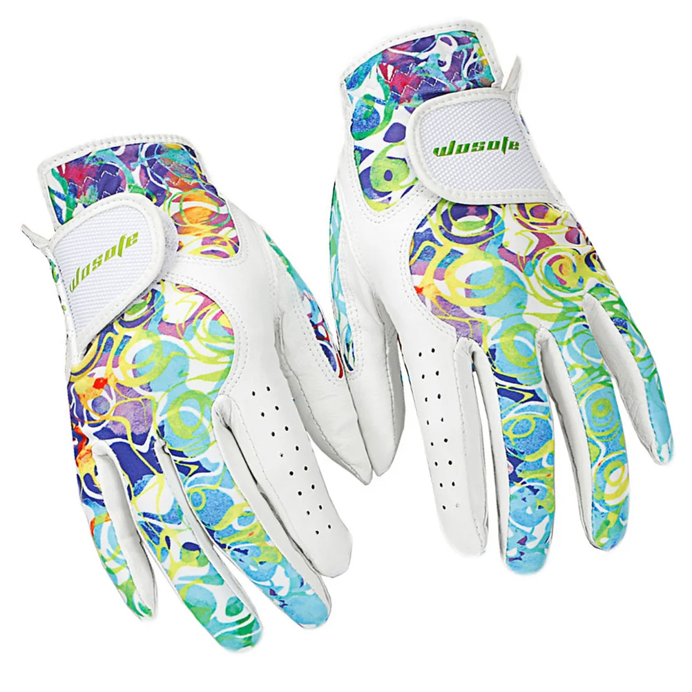 

Golf Glove Accessories Golfing Gloves Soft Wear-resistant Women Golfs Stretch Lycra Miss