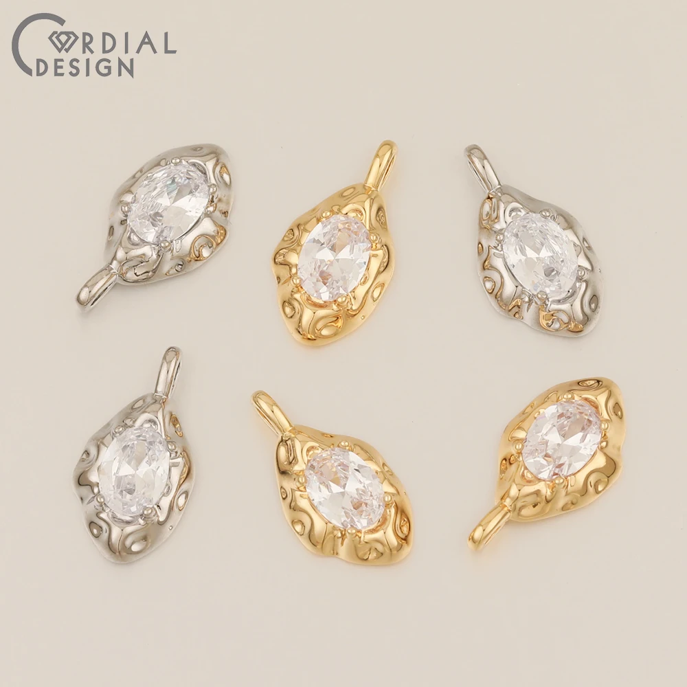 Cordial Design 20Pcs 11*20MM Jewelry Accessories/CZ Charms/Hand Made/Genuine Gold Plating/Rhinestone Pendant/DIY Earrings Making 3 Cordial Design 20Pcs 11*20MM Jewelry Accessories/CZ Charms/Hand Made/Genuine Gold Plating/Rhinestone Pendant/DIY Earrings Making - cordial