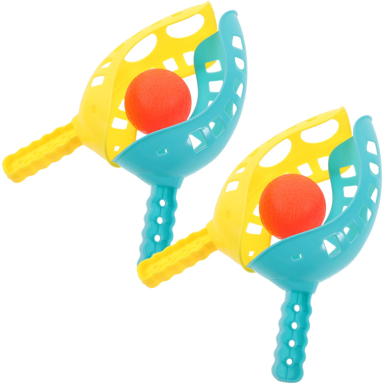 2 Sets Interactive Toss and Catch Balls Tossing Toy Toys for Kids Two-player Catching Outdoor Game Toddler Children 2