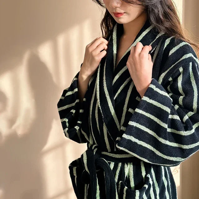deep green striped