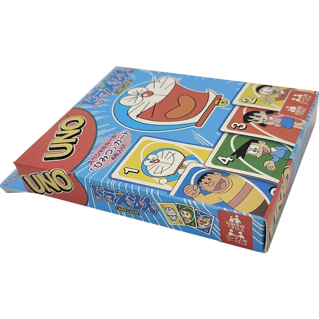 Mattel Uno Doraemons Poker Cartoon Anime Games Cards Real Family Funny Multiplayer Game Poker Kids Fun Playing Cards Toys Gifts 4