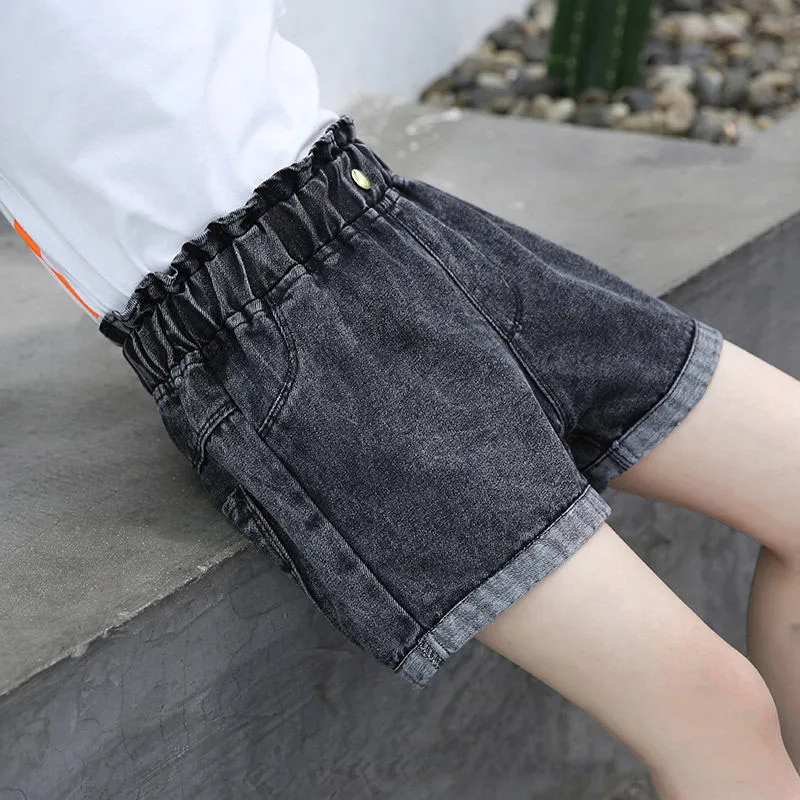 Girls Denim Shorts Teenagers Summer Cute Short Pants Kids Beach Clothes Children's Shorts For Girls 3-11T kids shorts