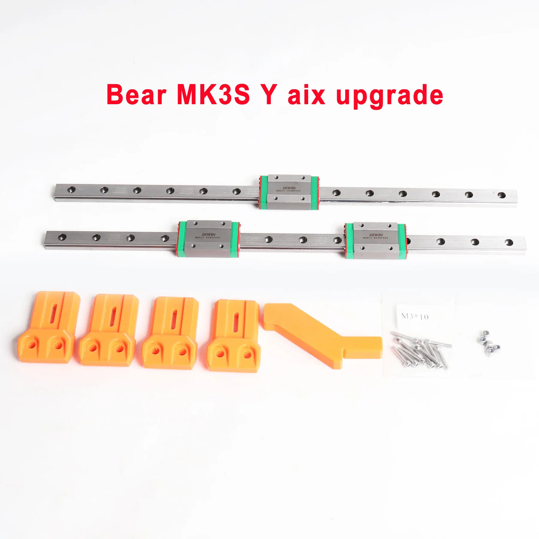 

Prusa I3 MK3 / MK3S / MK3S + комплект обновления для Y Aix Bear MK3 / MK3S Y, линейный рельсовый комплект Hiwin MGN12H