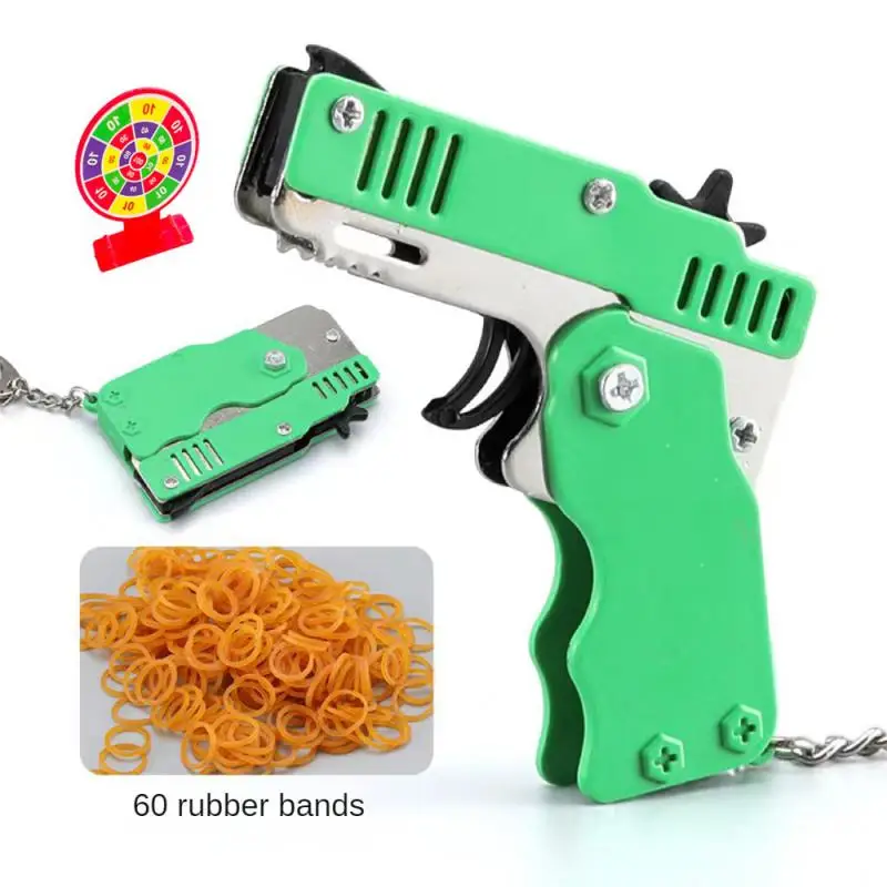 Pendant Sturdy And Durable Interesting Handle Exciting Child Essential Rubber Band Shooter Household Products Elastic Band Gun Rubber Band Gun