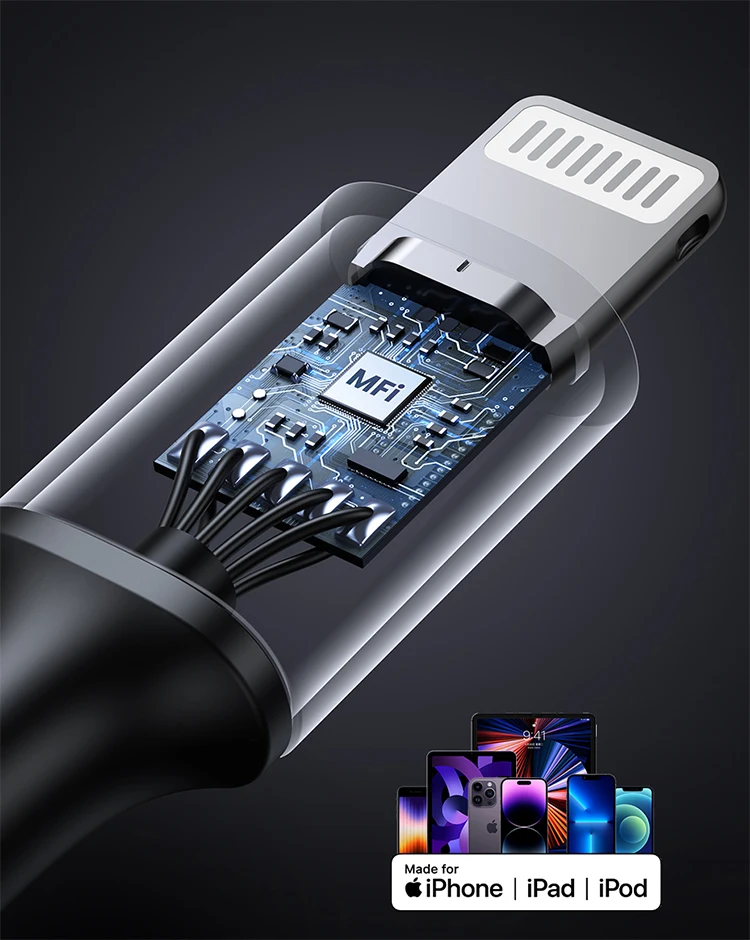 UGREEN MFi 20W PD USB C to Lightning Cable for iPhone 14 13 12 Pro Max Fast Charging Type C Cable for iPhone for iPad
