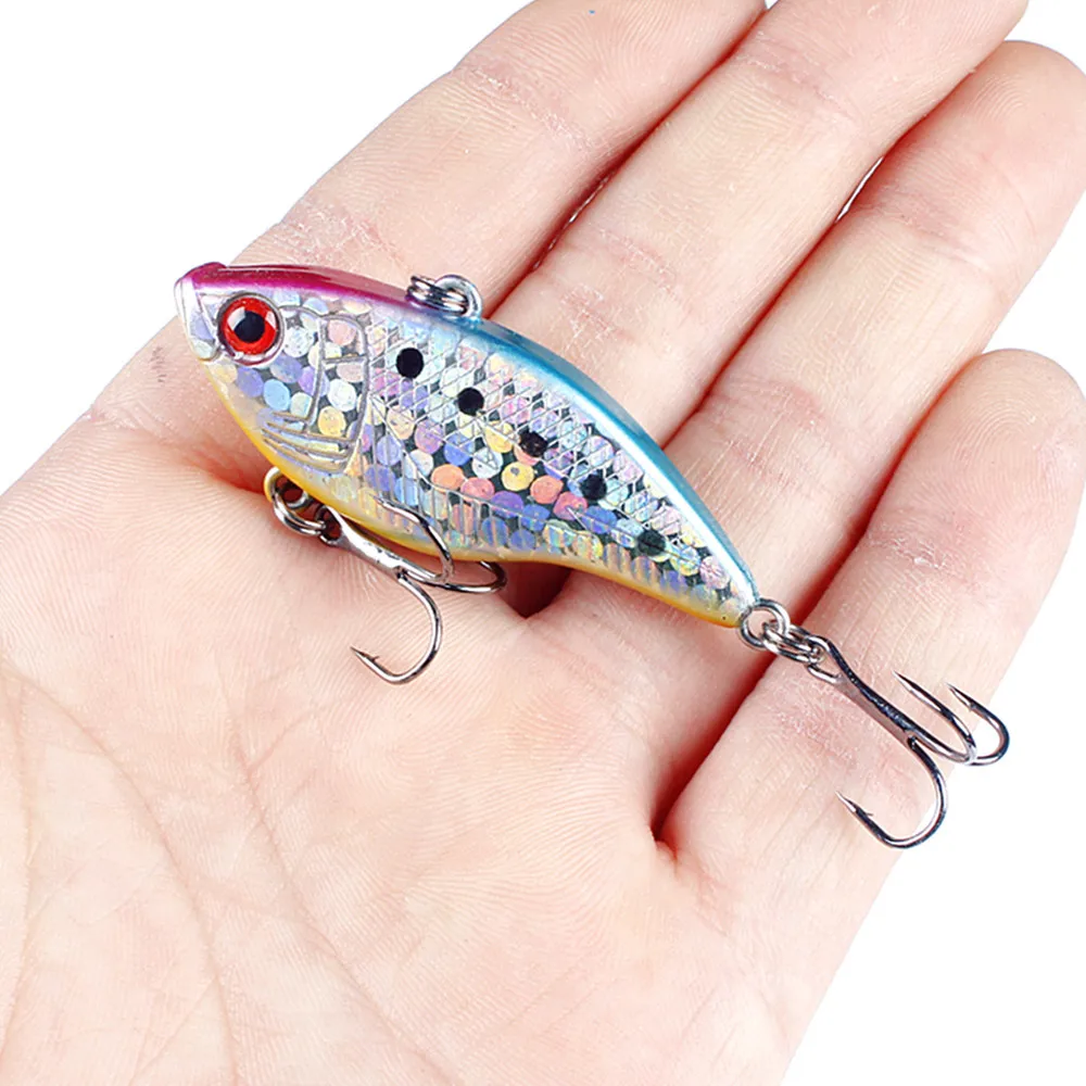 Lure Lure Ring Beads VIB Bait 5cm/14.5G Laser Tossing Plastic Hard Bait Bionic Fishing Gear fishing lure