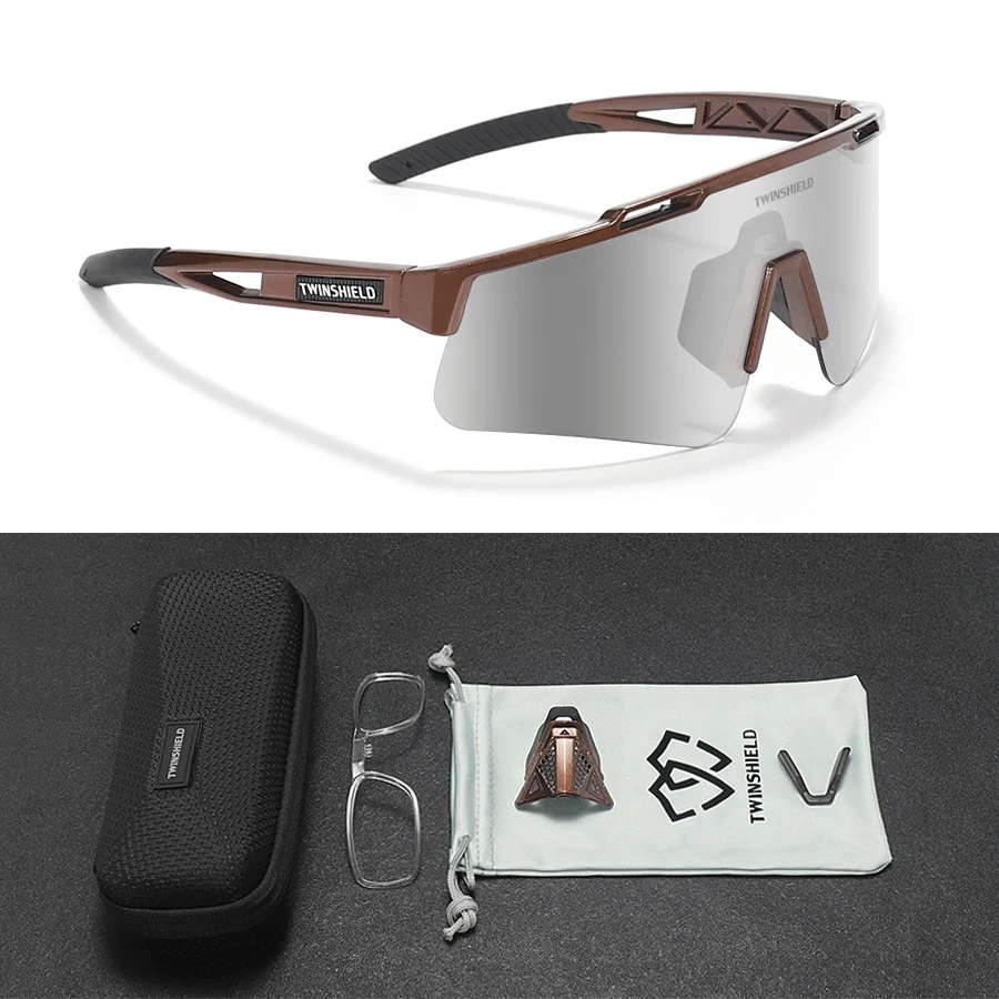 TWINSHIELD Dos Almohadillas Para La Nariz Gafas Para Exteriores UV400 Gafas  De Sol Para Ciclismo Deportes Gafas Para Bicicleta MTB Bicicleta De Montaña  Pesca Senderismo Gafas Para Montar Para Hombres Y Mujeres