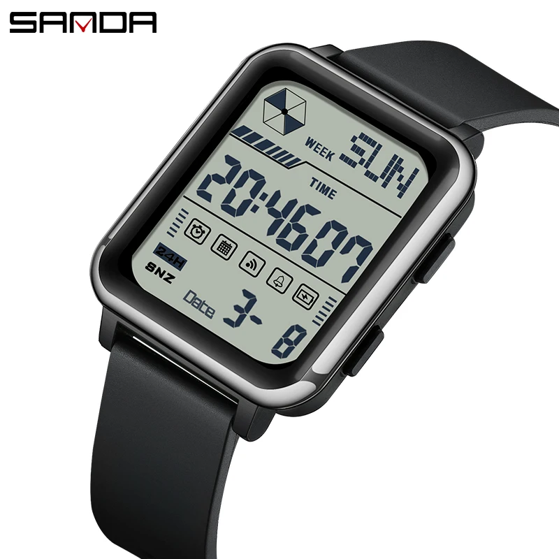 ساعة يد للرجال ، رقمية ، عسكرية ، عسكرية ، رياضية...