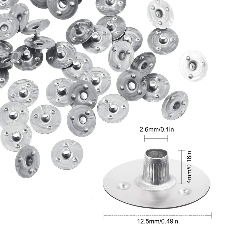 Description Picture 3 of item100Pcs with Stand Original Smokeless Candle Wick Waxed Cotton Candle Wicks for DIY Candle Silicone Mold Candle Making Supplies