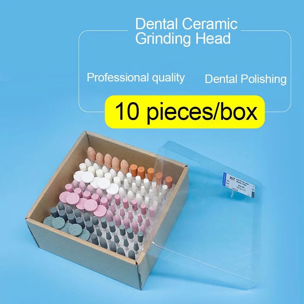 

10 шт., керамические насадки для полировки зубов