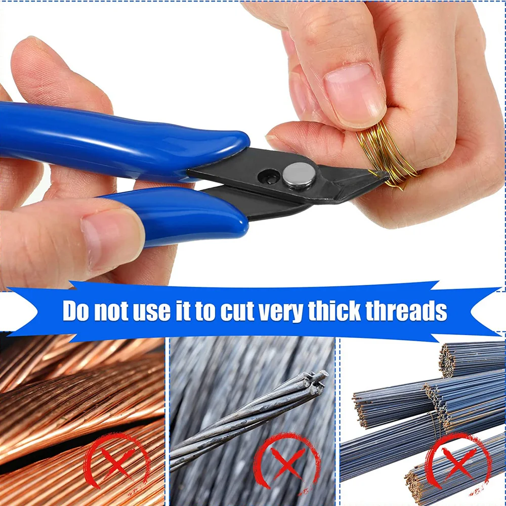 Wire Cutter Plastic Pliers Nippers Jewelry Electrical Wire Cable Cutters  Cutting Side Snips Multifunctional Electrictrician Tool - AliExpress