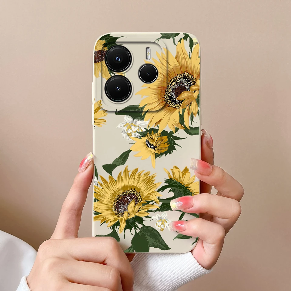 Rose Avocado Liquid Durable Non-Slip Silicone Back Cover