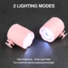 Mafiti 2 Pcs Headlights for Shoes, Rechargeable Flashlight Attachment, Led Shoes Lights Charms Gift for Adults & Kids 5