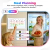 15.6 Inch LED Light Reminder Smart Digital Calendar Planner & Chore Chart, IPS HD Touch Screen Display for Family Schedules