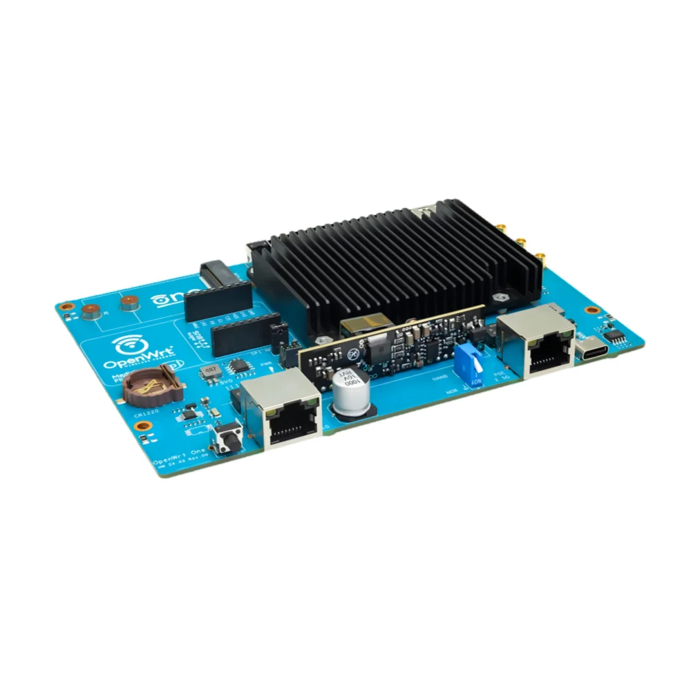 Smart Router Banana Pi OpenWrt One MediaTek MT7981B 1GB DDR4 2.5GbE RJ45 and Gigabit Ethernet RJ45 256 MiB SPI NAND Open Source Smart Router