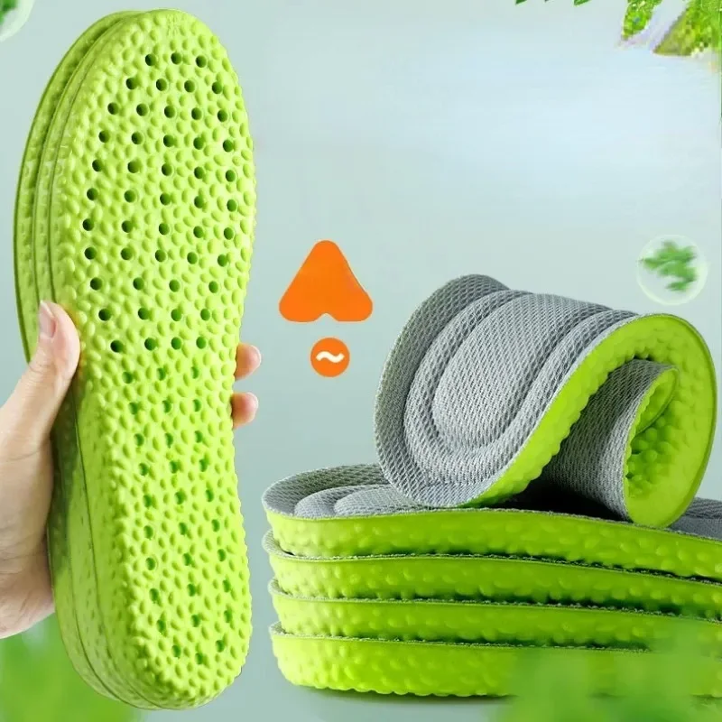 Shoe Insoles Orthopedic Insoles Soft Massage Breathable Arch Support Unisex Deodorant Memory Sponge Sports Feet Care