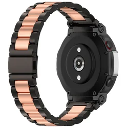 Luxurious Stainless Steel Smart Watch Strap - Premium Metal Bracelet - Amazfit T - rex2 Ultra (BRG)
