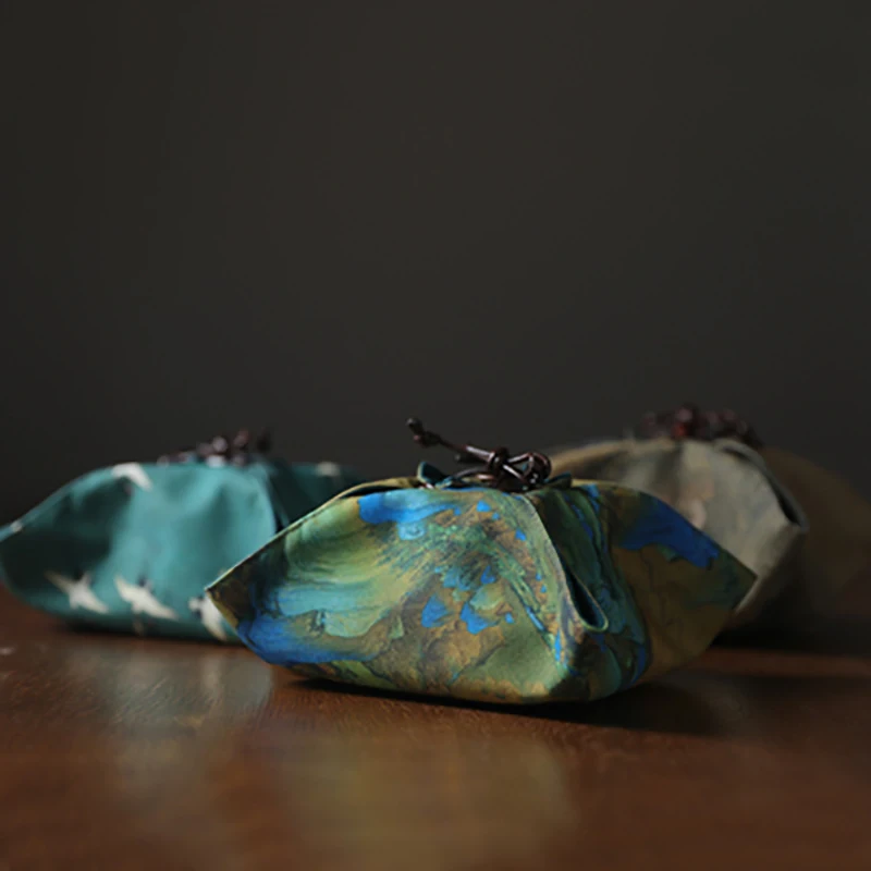 Chinese Teapot Teacup Storage Bag Pouch Portable Outdoor Travel Canisters Gaiwan Package Cloth Bag Tea Set Cozy Cozies Gifts