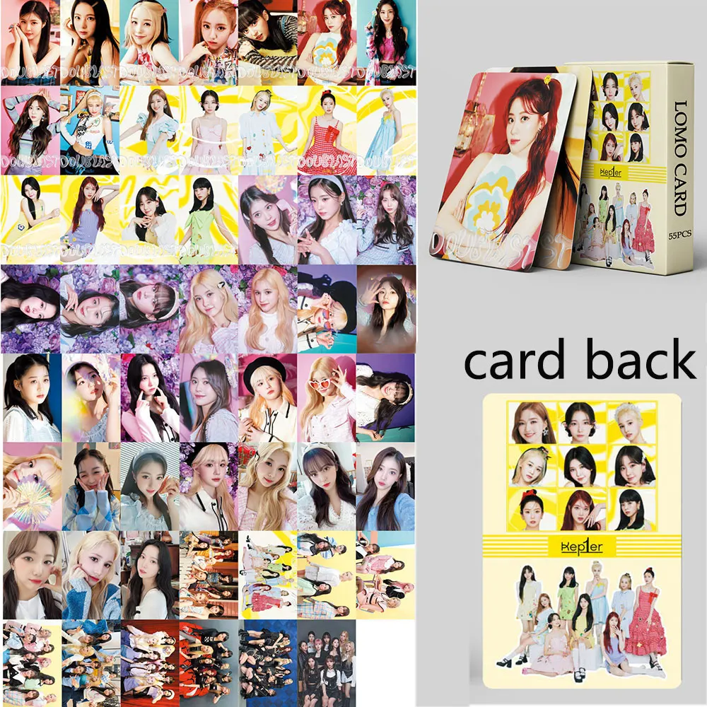 55PCS/Set Kpop Kep1er Album DOUBLAST Lomo Cards Kep1er