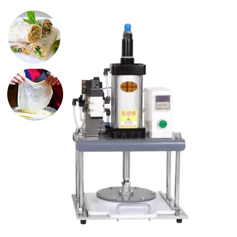 Macchina Da Forno Per Appiattire La Torta Industriale Tortilla Roti Arabic Flat Bread Press Making Equipment
