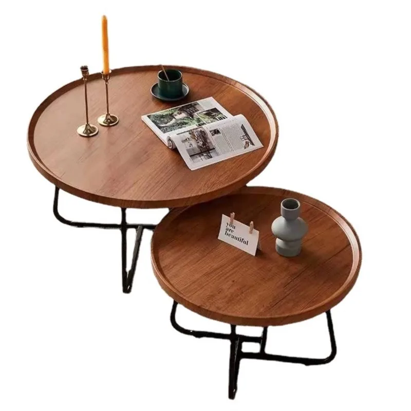 Coffee Table For Living Room Scandinavian Light Luxury Dining Table Multifunctional Modern Simple Household Round  Mesita