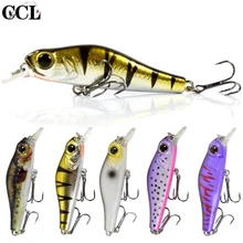

CCLTBA CCLTBA 1pc Hard wobbler Minnow Lures 6.8cm 6.9g Rattle Sinking Jerkbait Fishing Tackle for Bass Fishing