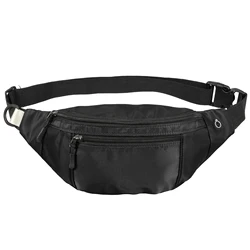 Stylish Unisex Waist Bag - Lightweight Crossbody (Black)