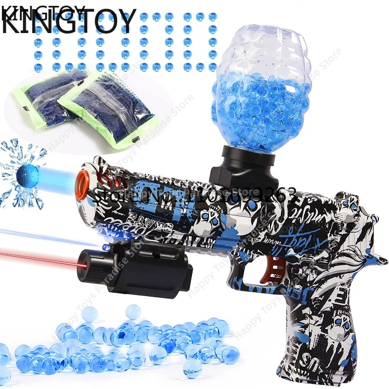 

Electric Gel Blaster Gun Toy Eco-Friendly Water Bomb Ball Toy Gun Beads Soft Bullets Pistol for Children Weapon Fake Fun Toy K81