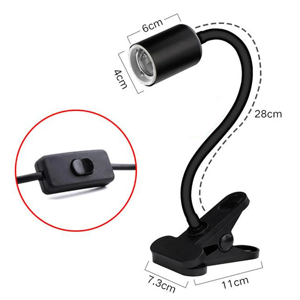 Lampada Riscaldante Per Tartarughe E Rettili HooJtny – Kit Con Lampadine UVA UVB 25W+50W E Supporto E27, Perfetto Per Terrario