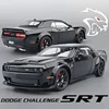 Simualtion 1:24 Dodge Challenger Hellcat Redeye Alloy Car Model Sound and Light Children Toy Birthday Gift Miniature Voiture 1