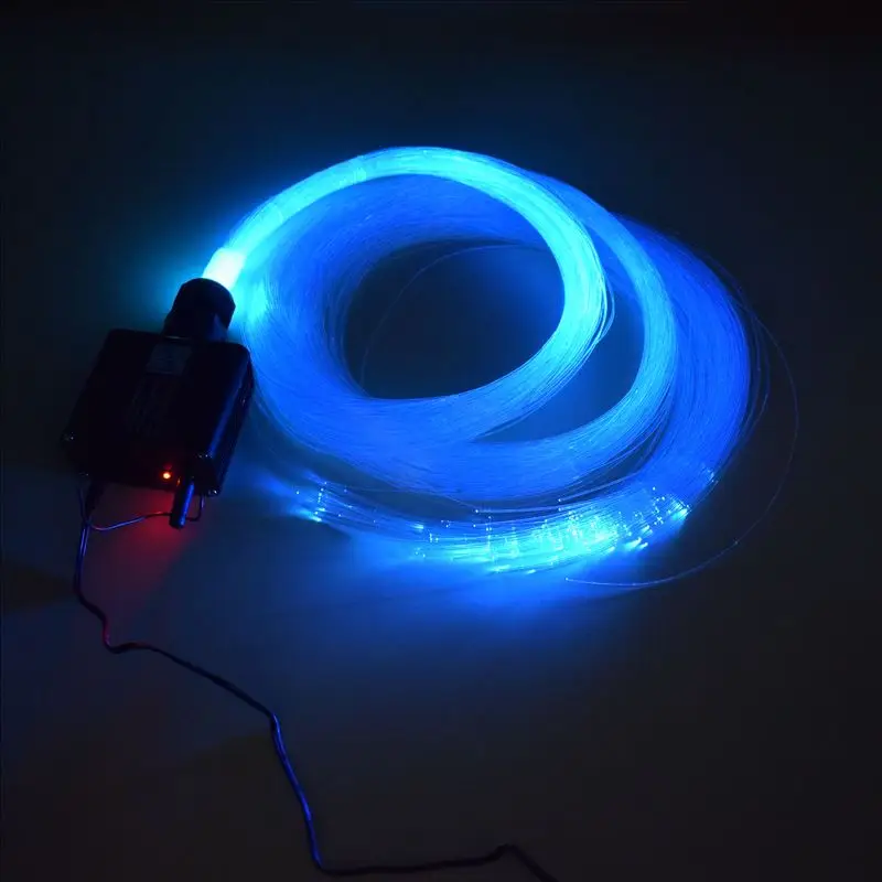 APP 16W RGBW Twinkle LED Fiber Optic Light With PMMA Fiber Optical Cable For Home Car Starry Sky Effect Decorative led ambient light fiber optic lamp fiber optic cable