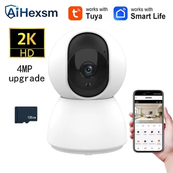 2K 400W Tuya Smart Mini WiFi IP Camera Remote Wireless Surveillance Auto Tracking Of Human Home Security CCTV Baby Pet Monitor 1
