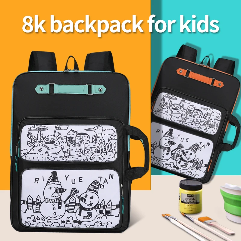 waterproof-drawing-board-bag-8k-art-portfolio-carry-portable-bag-art-backpack-bag-graffiti-organizer-for-children-students