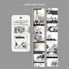 1Roll 2M Tape PET Vintage Handbook DIY Decoration Loop Stickers Tapes Diary Scrapbook cut 40mm*2m Age Gramophone Series 6