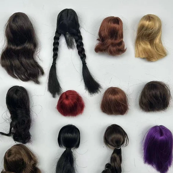 Масштаб 1/6, Женская Solider, голова, лепка, набор волос, парики для 12 дюймов, экшн-фигурки, игрушки