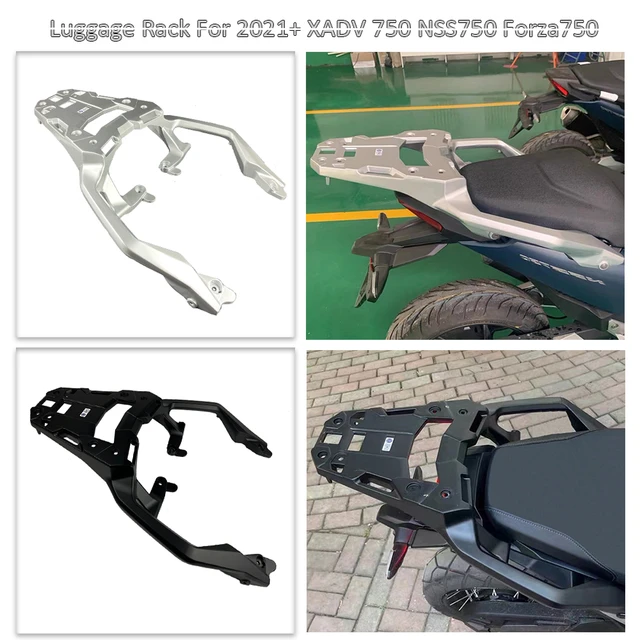  Porte-Bagages, Arrière Transporteur, PSLER Accessoires Moto  pour X-ADV 750 Forza 750 2021 2022 2023 2024(Noir)