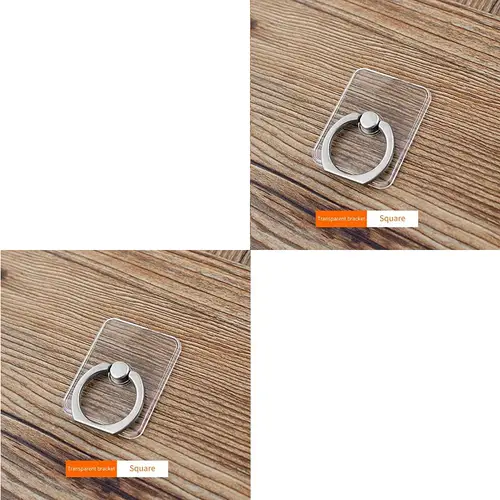 1/2pc. ​ Universal Mobile Phone Holder Stand Finger Ring Magnetic For cute Cell Smart Phone Transparent holder for iphone 12XS M - Image 9