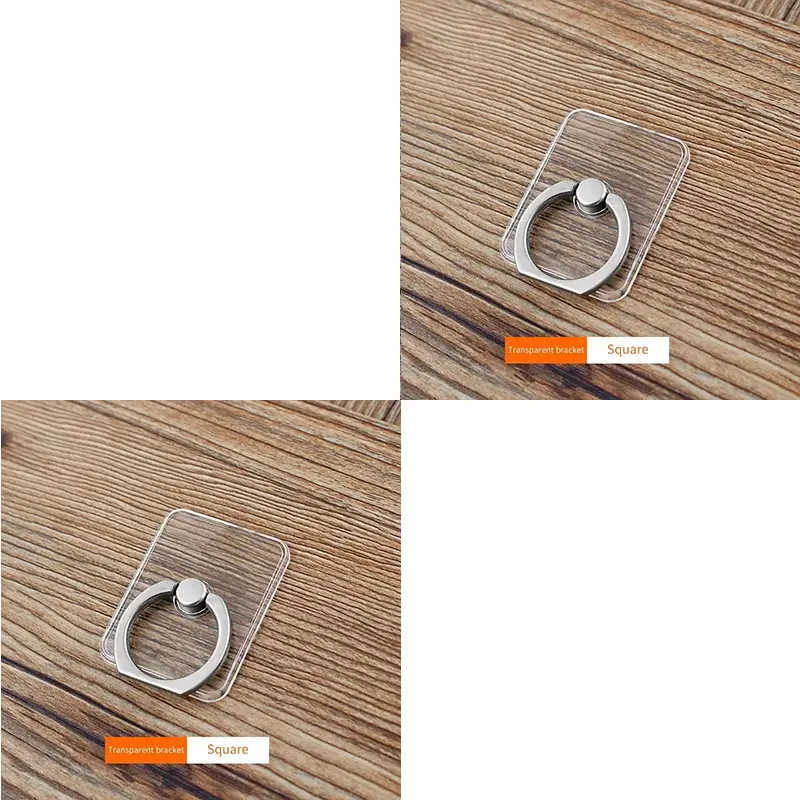 1/2pc. ​ Universal Mobile Phone Holder Stand Finger Ring Magnetic For cute Cell Smart Phone Transparent holder for iphone 12XS M - Image 9