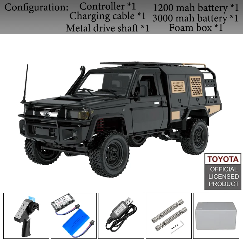 MN82S LC79 1/12 Simulation Climbing Car 4WD Remote Control Off-road Short Truck Climbing Model Toys Rc Cars for Adults 4