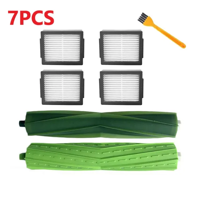 Premium Main Side Brush, HEPA Filter, and Dust Bag Set for Robot Vacuum Cleaners